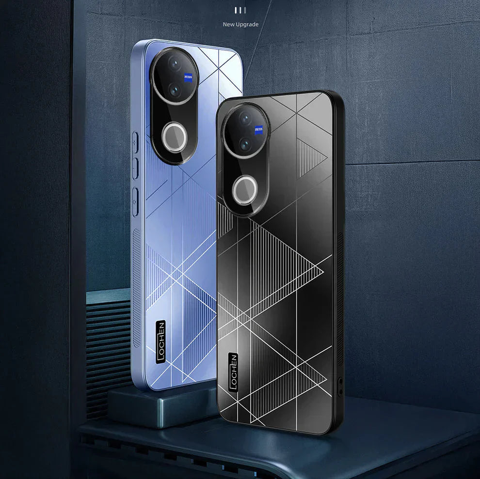 Vivo V50 5G Triangle Pattern Matte Back Shockproof Case