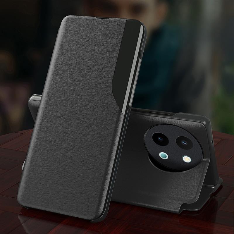 Vivo Y58 5G Luxury Half Window Leather Flip Case