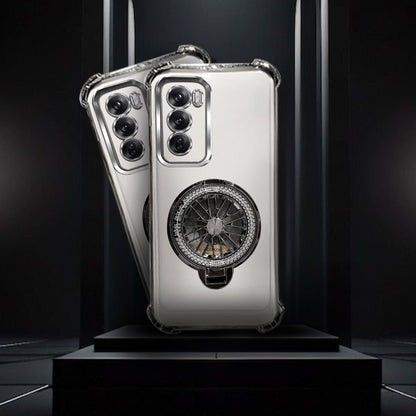 Oppo Reno12 5G Premium Stress Buster Wheel Rotating Shockproof Airbags Case