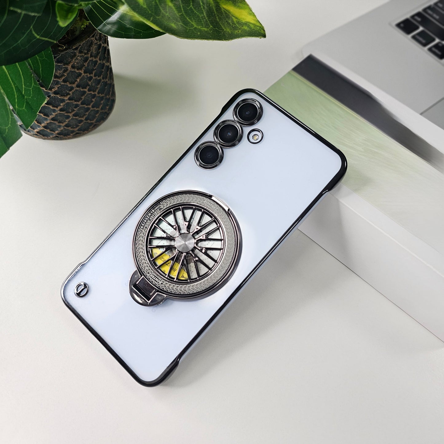 Samsung Galaxy A35 5G Porsche® Wheel Frameless Case