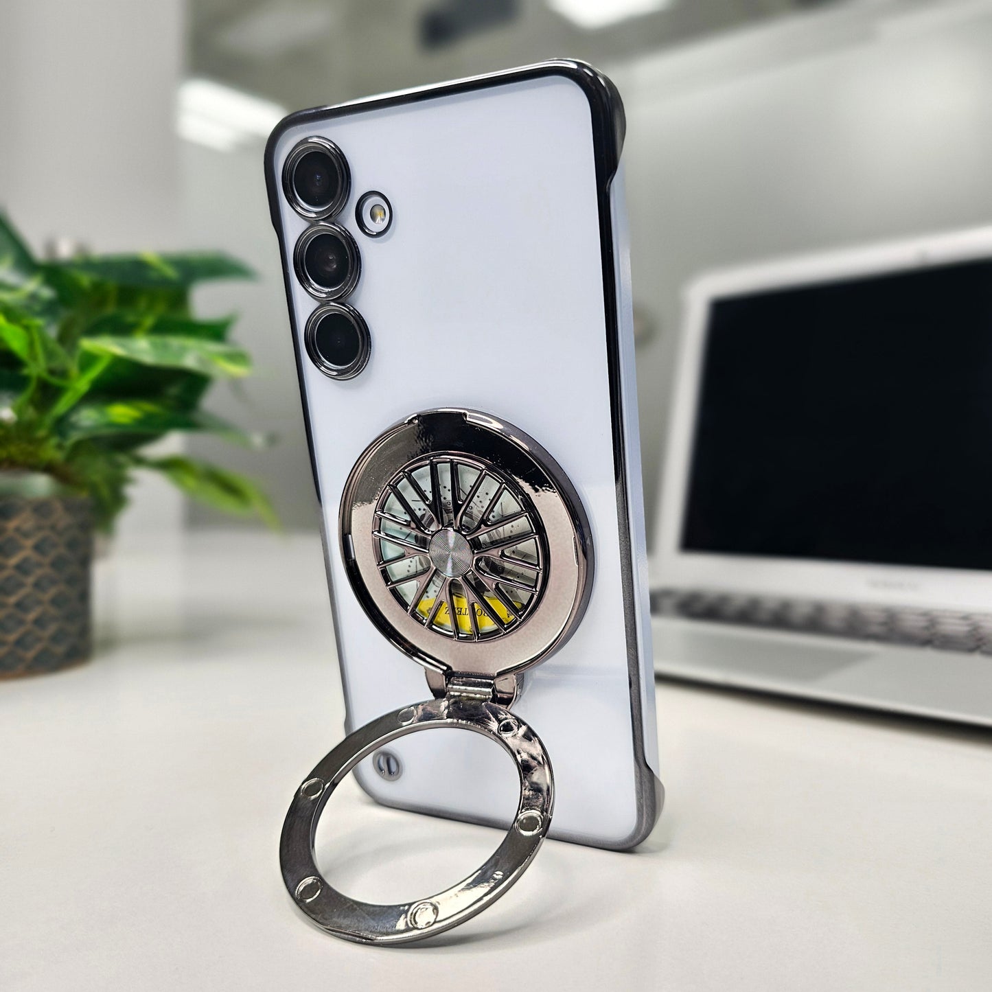 Samsung Galaxy A55 5G Porsche® Wheel Frameless Case