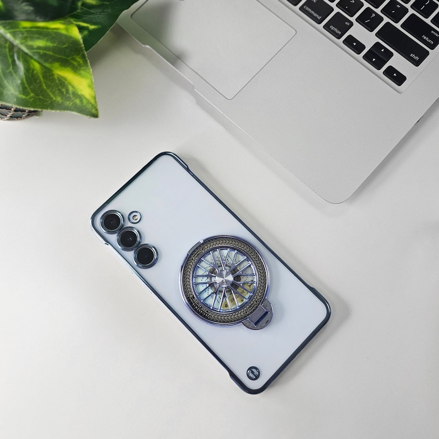 Samsung Galaxy S24+ 5G Porsche® Wheel Frameless Case