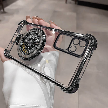 Vivo V30 Pro 5G Premium Stress Buster Wheel Rotating Shockproof Airbags Case