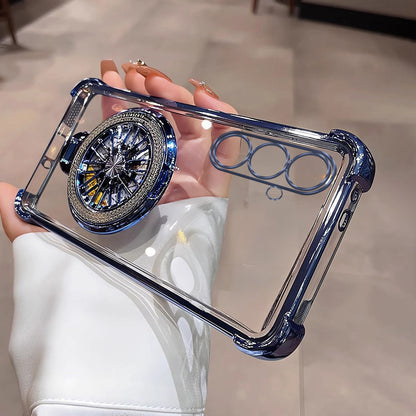 Samsung Galaxy A56 5G Premium Stress Buster Wheel Rotating Shockproof Airbags Case