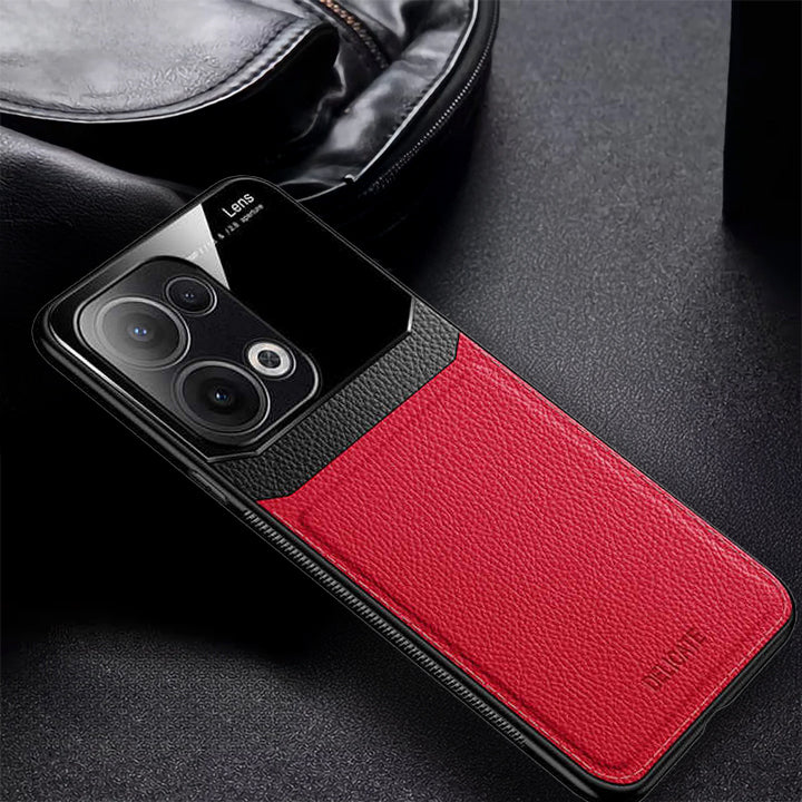 Oppo Reno13 5G Premium Leather Lens Protective Case