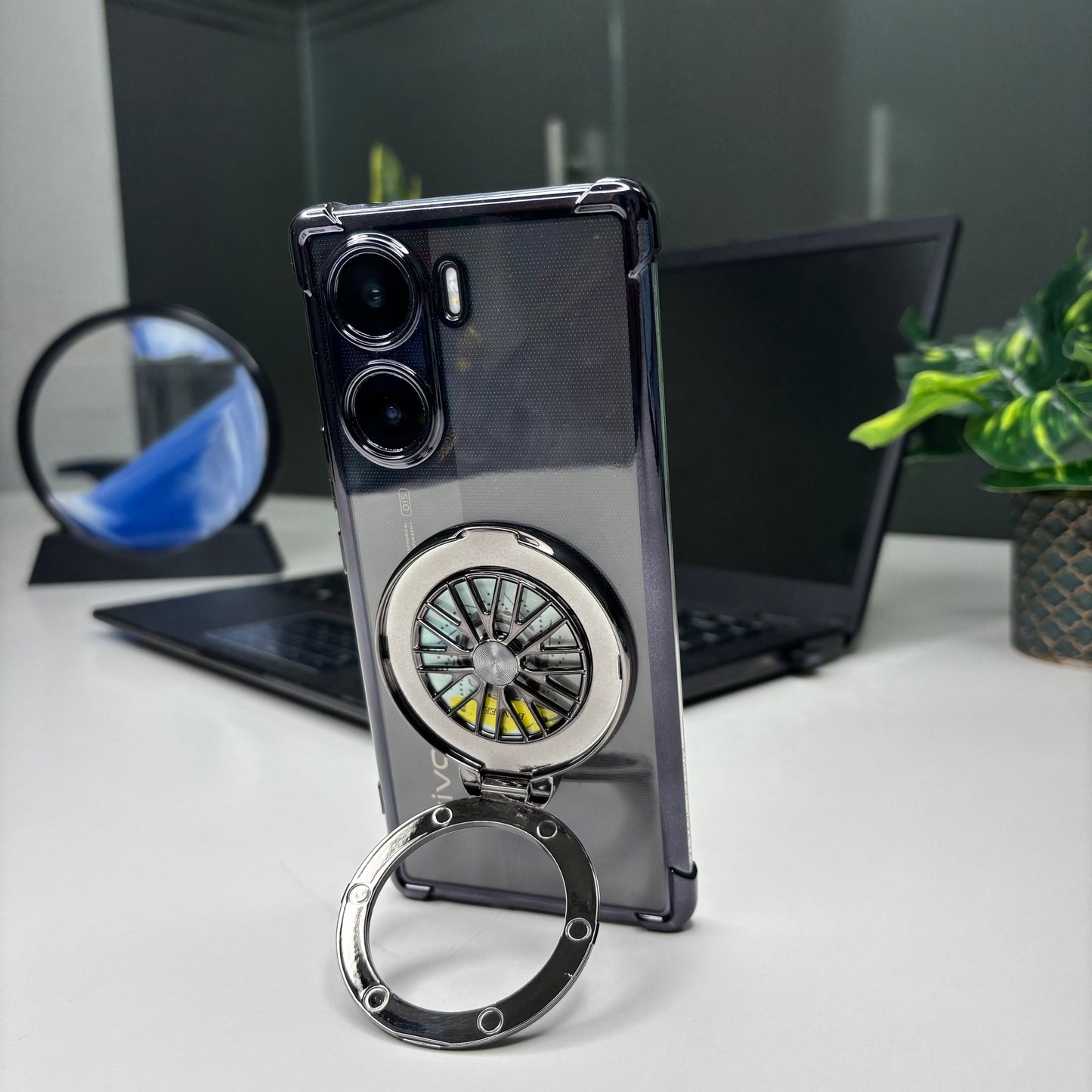 Vivo V29e 5G Premium Stress Buster Wheel Rotating Shockproof Airbags Case