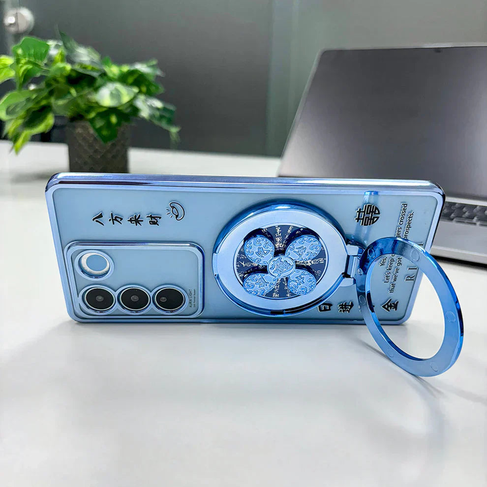 Vivo V27 5G Rich Manifestation Reflective Fidget Rotating Back Case