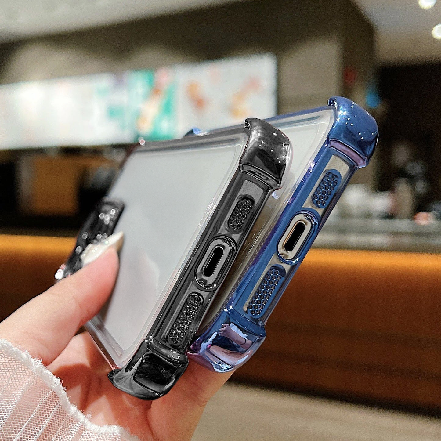 Motorola Edge 60 Pro 5G Transparent Shockproof Case With Airbag Corners