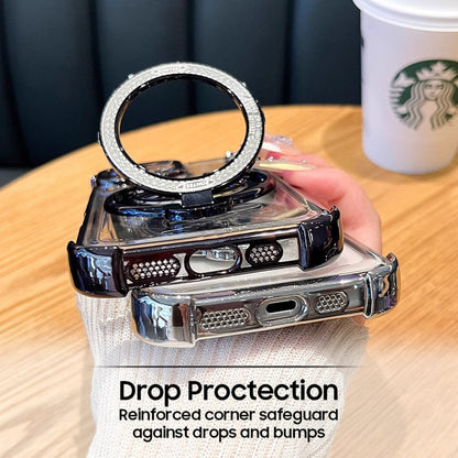 Vivo V40 Pro 5G Premium Stress Buster Wheel Rotating Shockproof Airbags Case