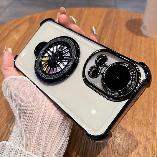 Oppo Reno10 5G Premium Stress Buster Wheel Rotating Shockproof Airbags Case