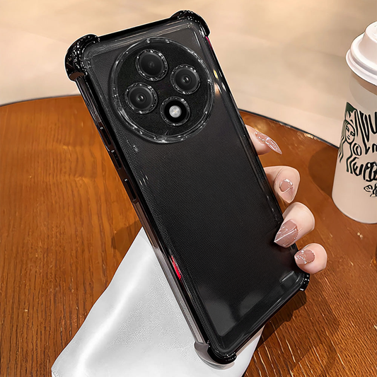 Oppo F27 Pro+ 5G Transparent Shockproof Case With Airbag Corners