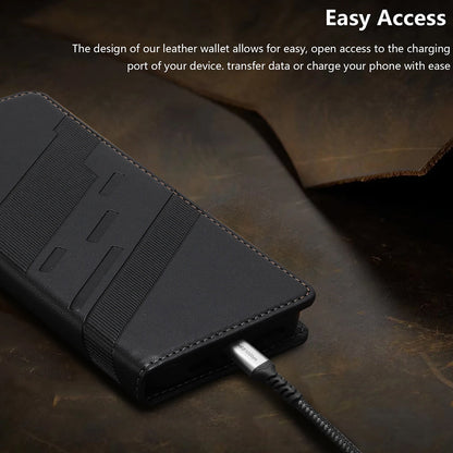 Oppo F29 Pro 5G protective wallet case with vintage design