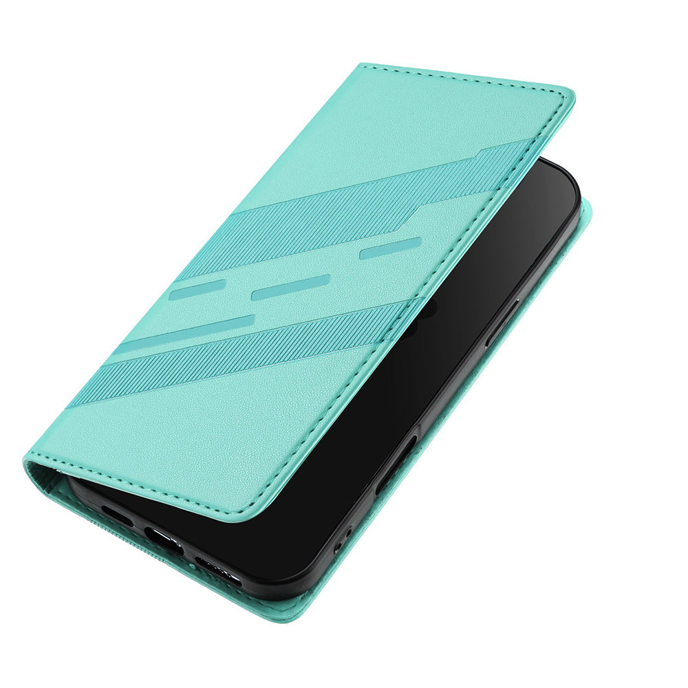 Oppo Reno13 5G wallet case with card holder and floral embossing