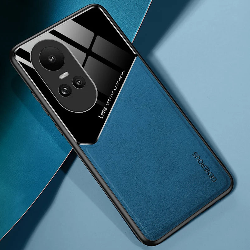 Oppo Reno 10 5G Luxury Generous® Leather Protective Back Case