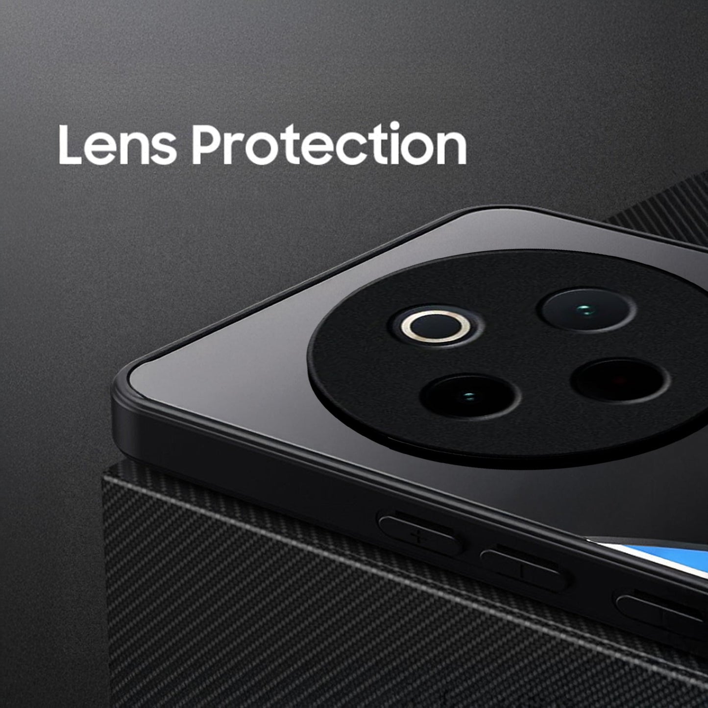 Vivo T4 5G Metal Frame Back Case