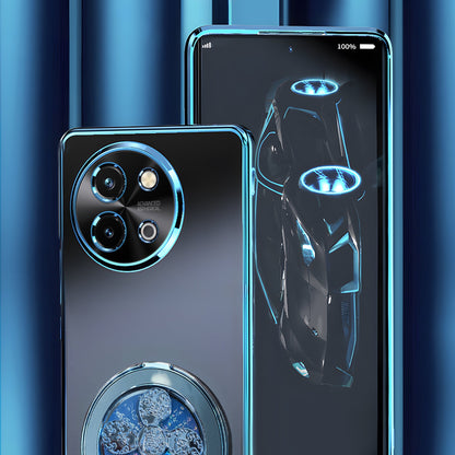 Vivo Y58 5G Electroplating Reflective Fidget Rotating Back Case