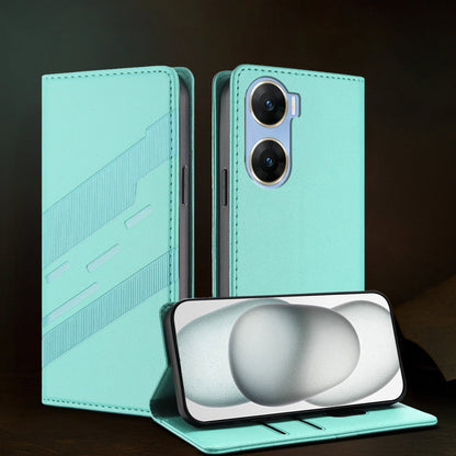 Vivo V29e 5G phone case with magnetic closure and card slots